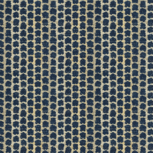 LEE JOFA KAYA - INDIGO upholstery fabric swatch for sample-first furniture planning