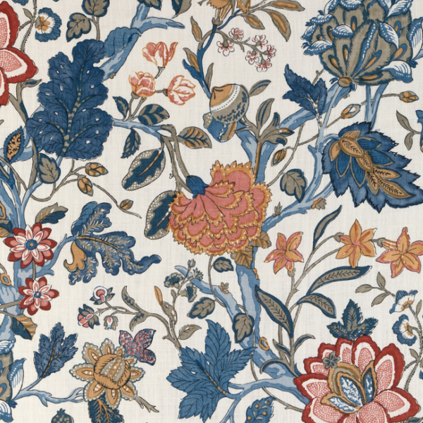 LEE JOFA LEE JOFA 200 HAZELWOOD PRINT - INDIGO 2023121.550.0
