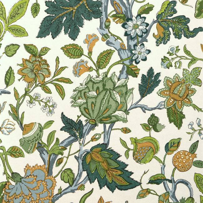 LEE JOFA LEE JOFA 200 WALLCOVERING HAZELWOOD PAPER - GREEN P2023119.335.0