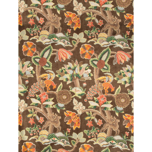 LEE JOFA LEYLAND PRINT - TOBACCO 2017133.6.0