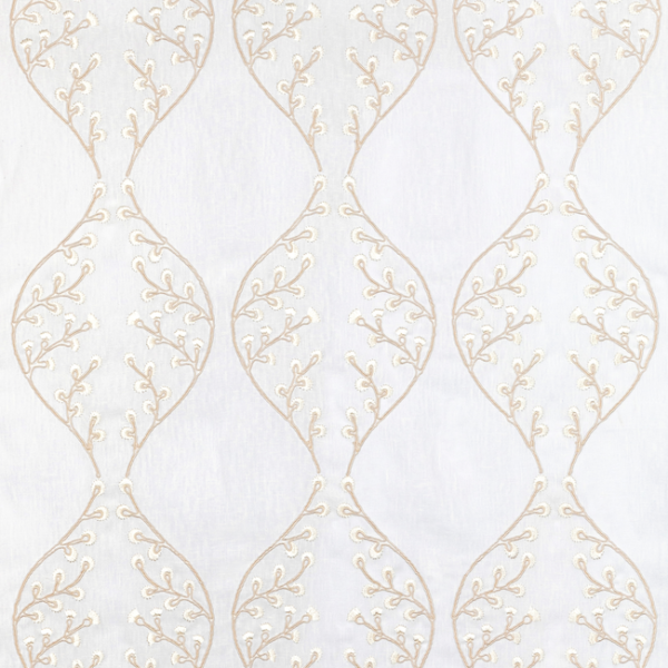 LEE JOFA LILLIE SHEER - IVORY/PEARL upholstery fabric swatch for sample-first furniture planning