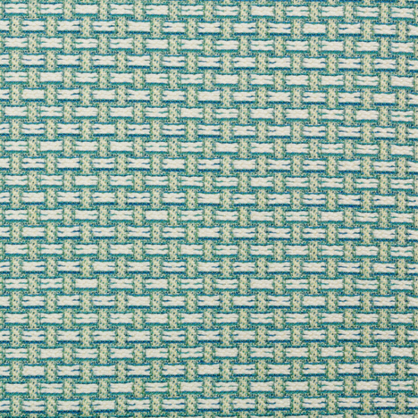 LEE JOFA LILLY PULITZER RESORT 365 BEACH BASKET - SHORELY BLUE upholstery fabric swatch for sample-first furniture planning