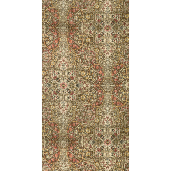 LEE JOFA MANOR HOUSE BROMLEY PRINT - ANTIQUE upholstery fabric swatch for sample-first furniture planning