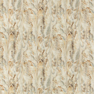 Manor House Taplow Print - Sand/dove upholstery fabric swatch