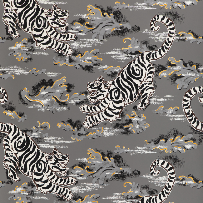 LEE JOFA MINDORO WALLPAPER BONGOL PAPER - CHARCOAL P2020107.2146.0