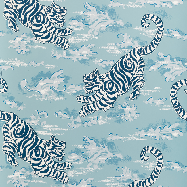 LEE JOFA MINDORO WALLPAPER BONGOL PAPER - SKY P2020107.150.0