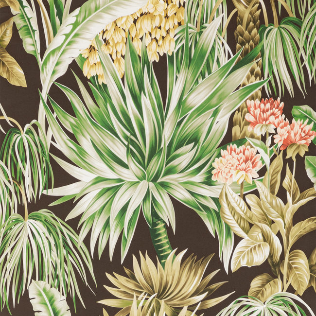 LEE JOFA MINDORO WALLPAPER CALUYA PAPER - ESPRESSO P2020104.6374.0