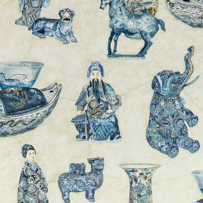 LEE JOFA MINDORO WALLPAPER TAMBELAN PAPER - PORCELAIN P2020109.5016.0