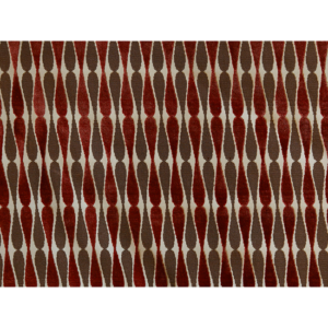 Modern Allegra Hicks Collection Dragonfly - Beige/rust upholstery fabric swatch