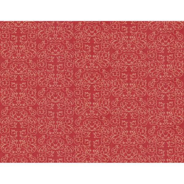 LEE JOFA MODERN ALLEGRA HICKS GARDEN COLLECTION GARDEN REVERSE - CERISE upholstery fabric swatch for sample-first furniture planning