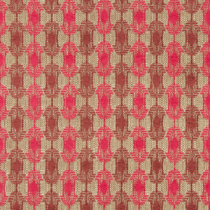 Modern Allegra Hicks Gems Quartz Weave - Cerise upholstery fabric swatch