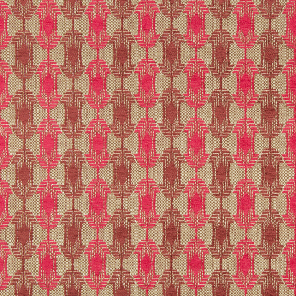 LEE JOFA MODERN ALLEGRA HICKS GEMS QUARTZ WEAVE - CERISE upholstery fabric swatch for sample-first furniture planning
