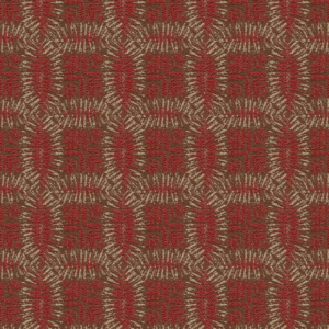 Modern Allegra Hicks Islands Collection Calypso - Ruby upholstery fabric swatch