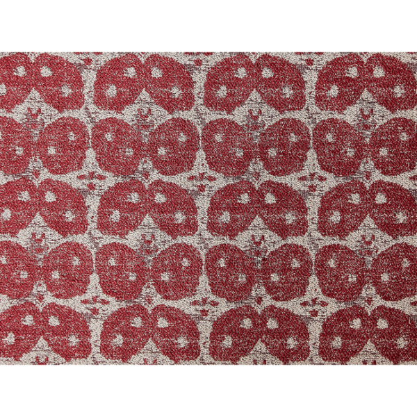 LEE JOFA MODERN ALLEGRA HICKS ISLANDS COLLECTION PANAREA - RUBY upholstery fabric swatch for sample-first furniture planning