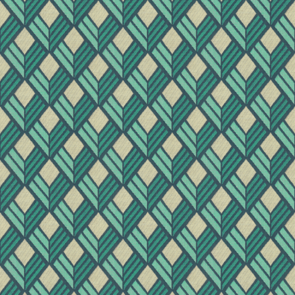 LEE JOFA MODERN DAVID HICKS BY ASHLEY HICKS SOLARIUM VOLUME I NEW GRILLE - BLUE/NAVY upholstery fabric swatch for sample-first furniture planning