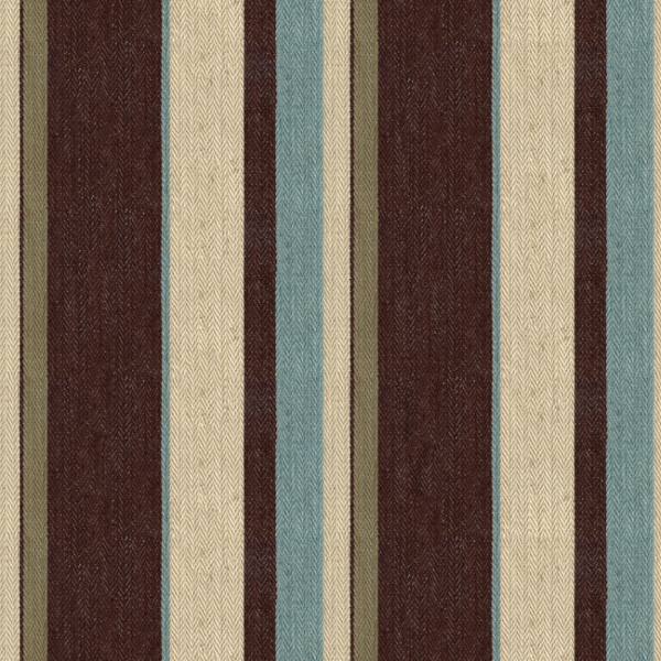 LEE JOFA MODERN DAVID HICKS BY ASHLEY HICKS VOLUME 3 DRUMMOND STRIPE - AQUA/COCOA GWF-3312.613.0 - Discontinued