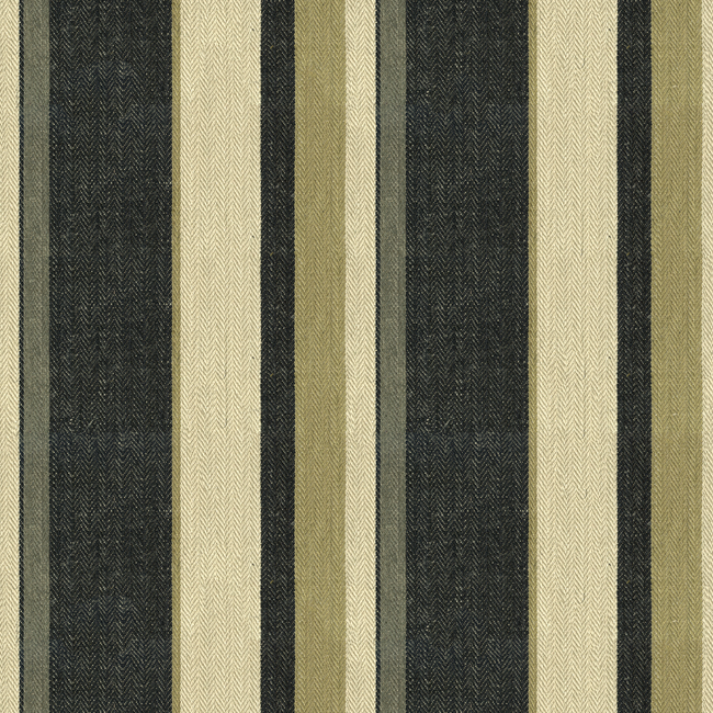 LEE JOFA MODERN DAVID HICKS BY ASHLEY HICKS VOLUME 3 DRUMMOND STRIPE - ONYX/BEIGE GWF-3312.816.0 - Discontinued