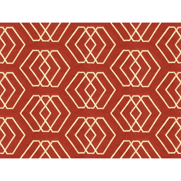 LEE JOFA MODERN DAVID HICKS BY ASHLEY HICKS VOLUME 3 KYOTO SHRINE - SAND/RED GWF-3314.916.0 - Discontinued