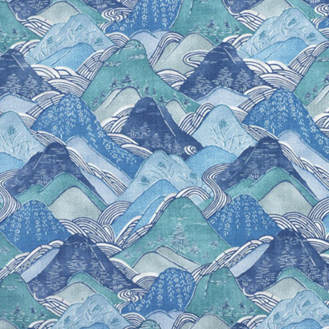 LEE JOFA MODERN KELLY WEARSTLER I EDO LINEN - TEAL GWF-2814.513.0