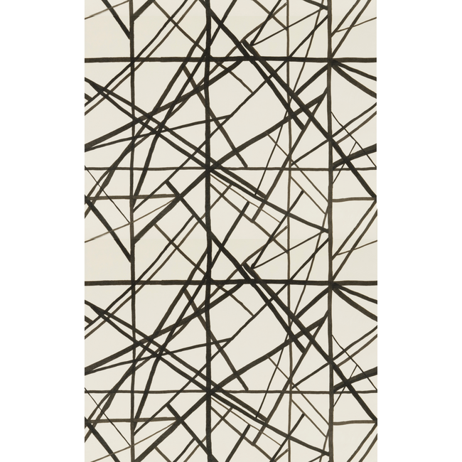 LEE JOFA MODERN KELLY WEARSTLER IV CHANNELS VELVET - EBONY/IVORY GWF-3731.18.0