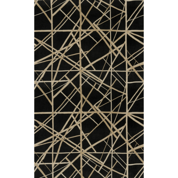 LEE JOFA MODERN KELLY WEARSTLER IV CHANNELS VELVET - ONYX/ALMOND GWF-3731.811.0