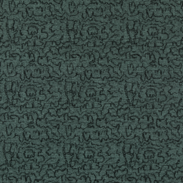 LEE JOFA MODERN KELLY WEARSTLER IV CRESCENDO - LAGOON/EBONY upholstery fabric swatch for sample-first furniture planning