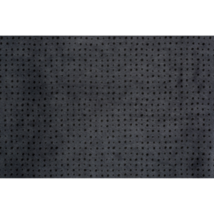 Modern Kelly Wearstler Leather Dame - Graphite/ebony upholstery fabric swatch