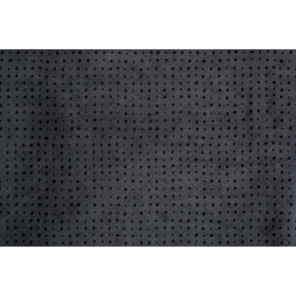 LEE JOFA MODERN KELLY WEARSTLER LEATHER DAME - GRAPHITE/EBONY upholstery fabric swatch for sample-first furniture planning