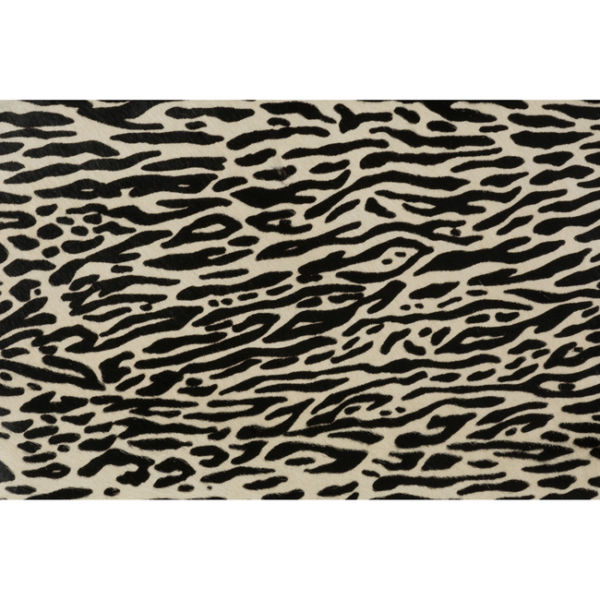 LEE JOFA MODERN KELLY WEARSTLER LEATHER STARLETT - IVORY/EBONY upholstery fabric swatch for sample-first furniture planning