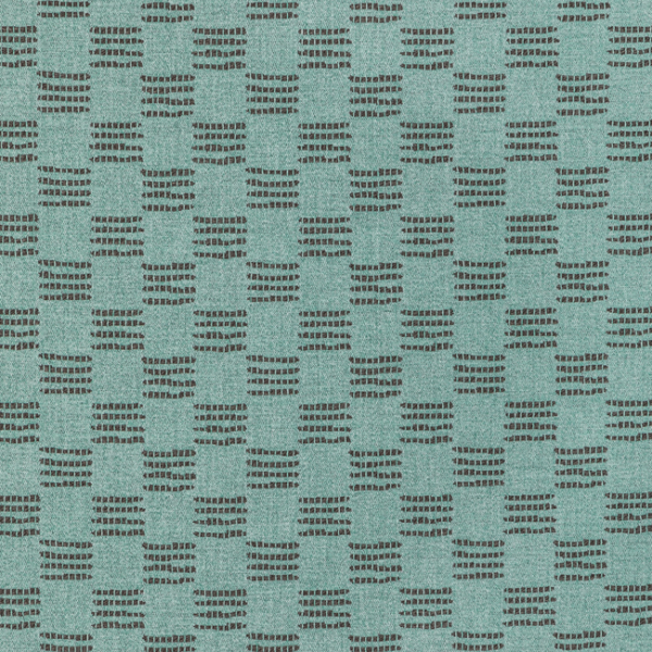 LEE JOFA MODERN KELLY WEARSTLER OCULUM INDOOR/OUTDOOR STROLL - AQUA upholstery fabric swatch for sample-first furniture planning