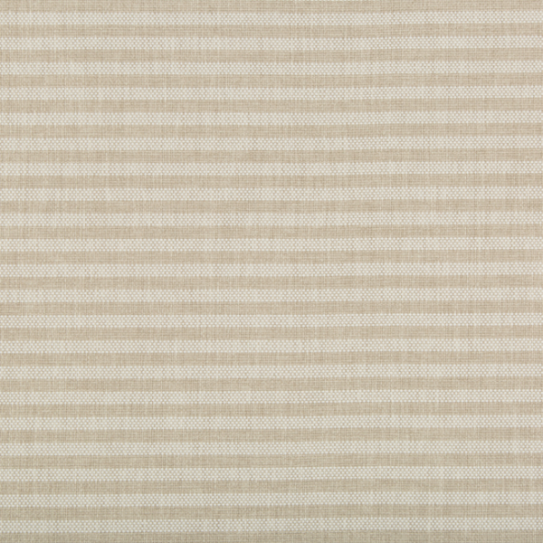 LEE JOFA MODERN KELLY WEARSTLER TERRA FIRMA II INDOOR OUTDOOR RAYAS STRIPE - GRAIN upholstery fabric swatch for sample-first furniture planning