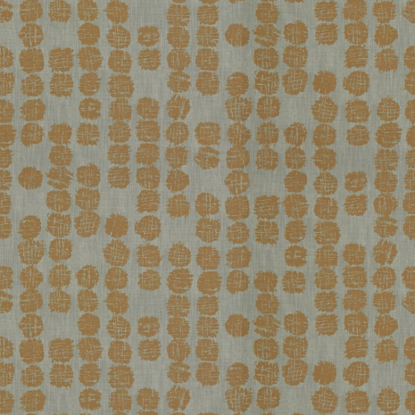 LEE JOFA MODERN KELLY WEARSTLER TERRA FIRMA SOLSTICE - RUST/DOVE upholstery fabric swatch for sample-first furniture planning
