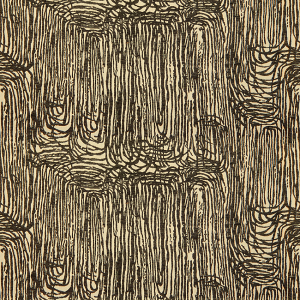 LEE JOFA MODERN KELLY WEARSTLER TERRA FIRMA ZUMA - BLACK upholstery fabric swatch for sample-first furniture planning