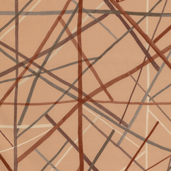 LEE JOFA MODERN KELLY WEARSTLER VI SIMPATICO PRINT - FADED TERRACOTTA GWF-3771.1112.0