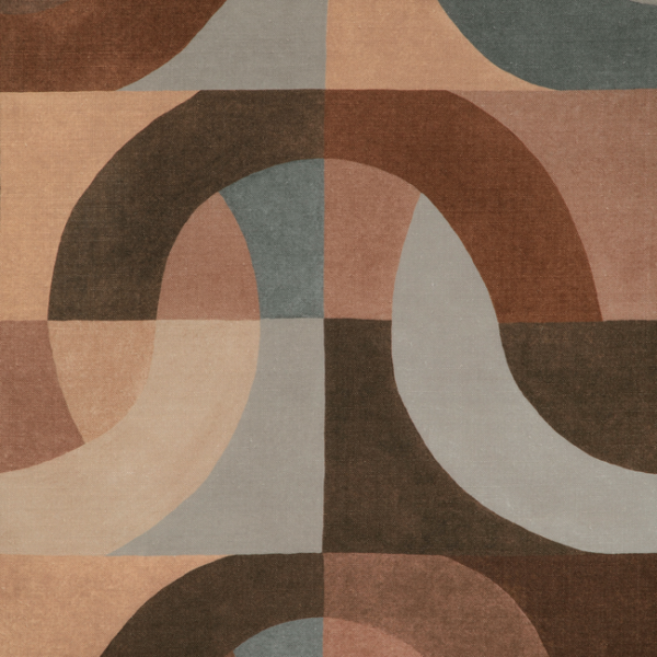 LEE JOFA MODERN KELLY WEARSTLER VII COLONNADE - CINNABAR upholstery fabric swatch for sample-first furniture planning