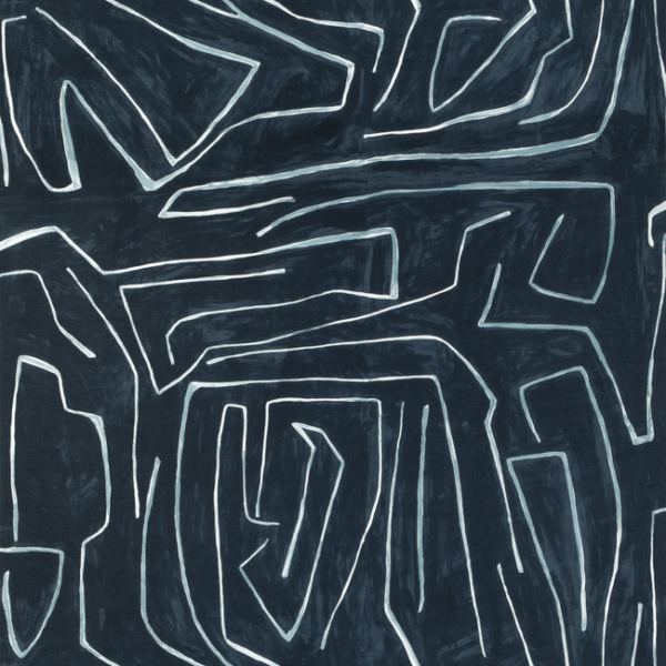 LEE JOFA MODERN KELLY WEARSTLER VIII GRAFFITO - NAVY GWF-3530.505.0
