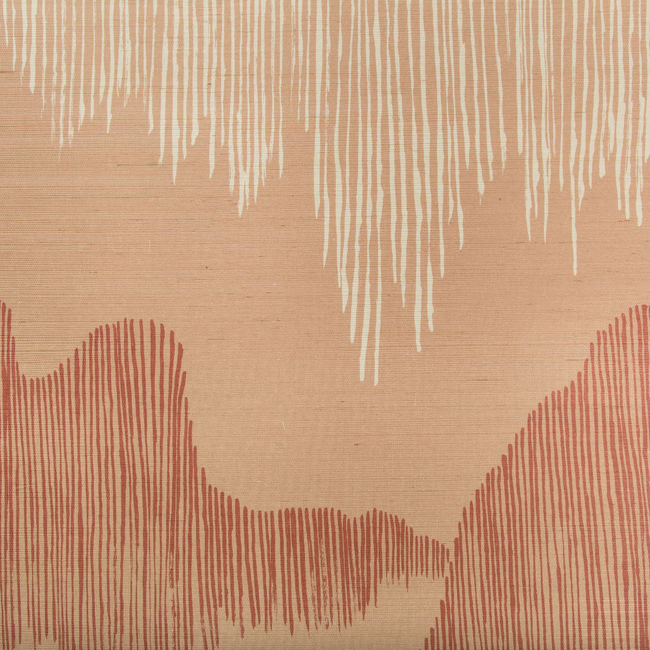 LEE JOFA MODERN KELLY WEARSTLER WALLPAPERS IV CASCADIA PAPER - BLUSH GWP-3715.171.0