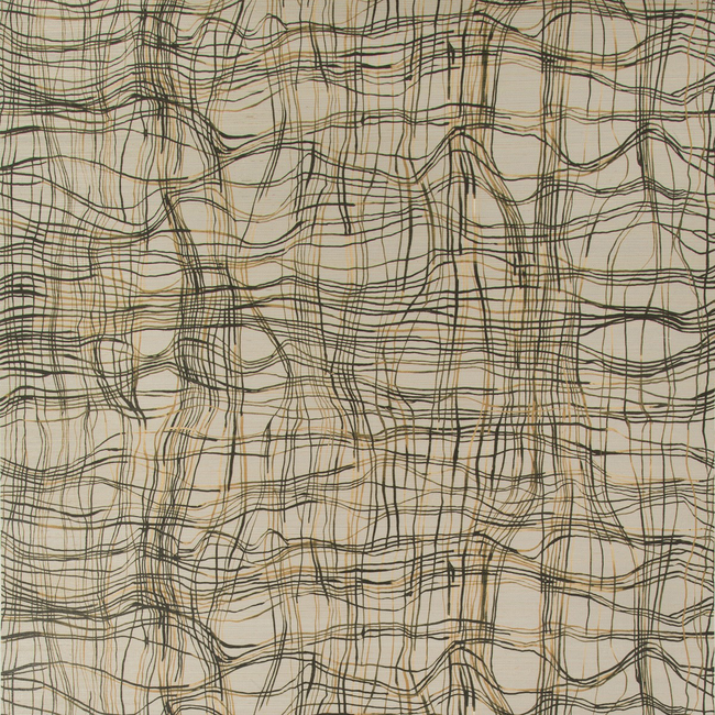 LEE JOFA MODERN KELLY WEARSTLER WALLPAPERS IV ENTANGLE PAPER - CHARRED GWP-3716.168.0