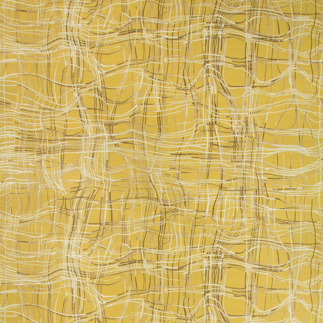 LEE JOFA MODERN KELLY WEARSTLER WALLPAPERS IV ENTANGLE PAPER - MUSTARD GWP-3716.406.0