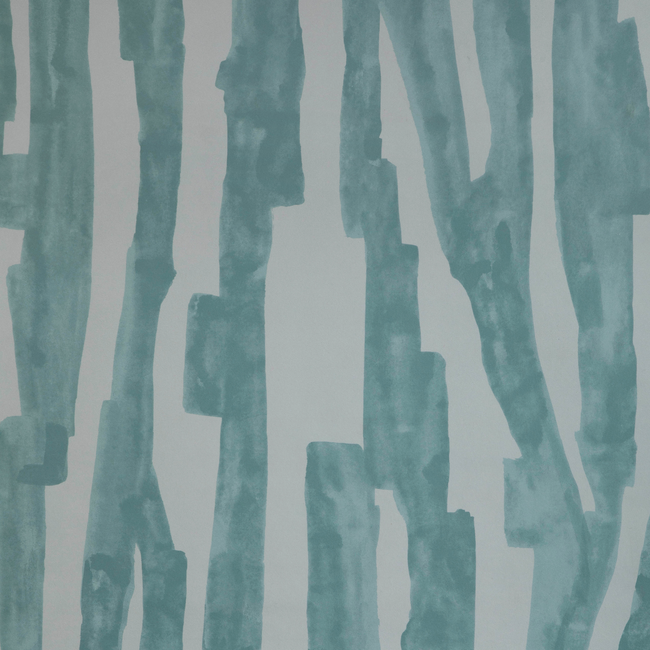 LEE JOFA MODERN KELLY WEARSTLER WALLPAPERS VII INTARGIA PAPER - AQUAMARINE GWP-3733.13.0