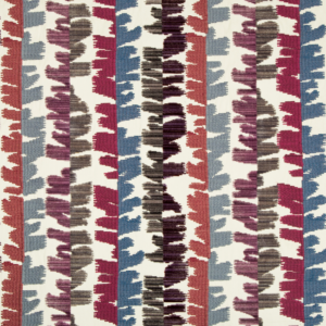 Modern Prism Fractal Velvet - Mauve/grey upholstery fabric swatch