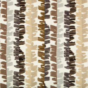 Modern Prism Fractal Velvet - Sand/stone upholstery fabric swatch