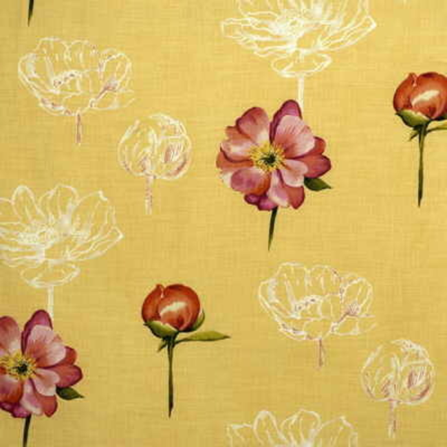 LEE JOFA MODERN SKETCHBOOK PEONY - YELLOW GWF-2647.4.0 - Discontinued