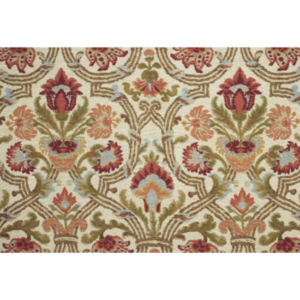 New Sevilla - Red/olive upholstery fabric swatch