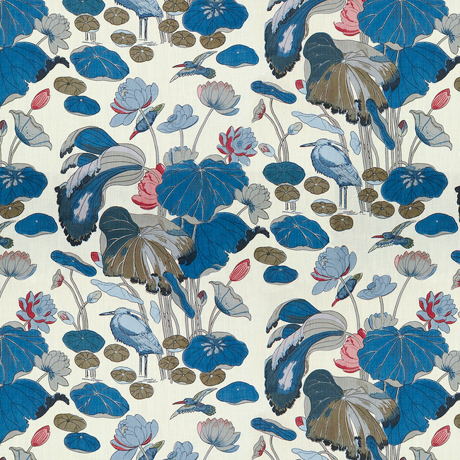 LEE JOFA NYMPHEUS PRINT - TEAL 2010150.13.0 - Discontinued