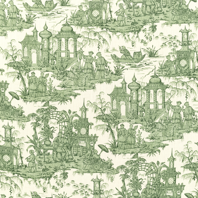 LEE JOFA OSCAR DE LA RENTA IV PAGODA TOILE - FOREST 2020224.316.0
