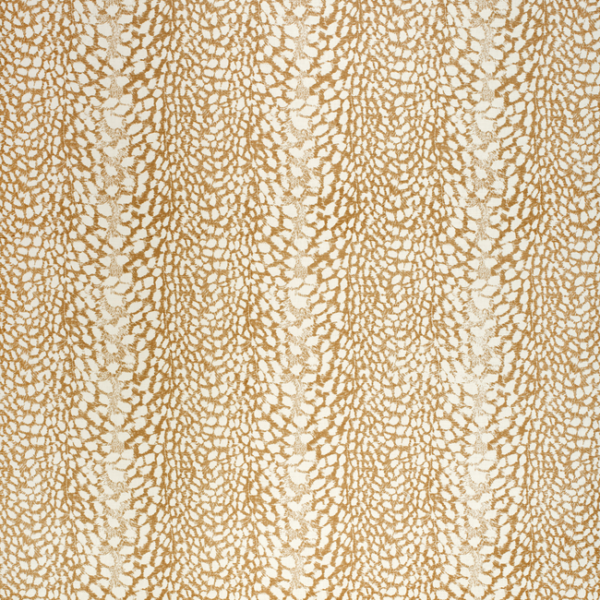 LEE JOFA PAOLO MOSCHINO OCELOT - OCHRE upholstery fabric swatch for sample-first furniture planning