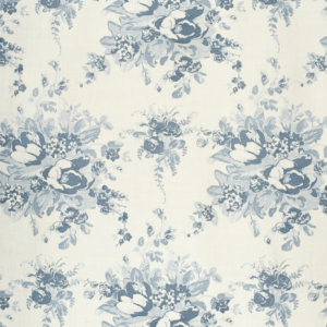 Paolo Moschino Paolo Moschino Fabrics Aurora - Blue upholstery fabric swatch