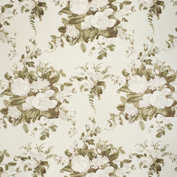 LEE JOFA PAOLO MOSCHINO PAOLO MOSCHINO FABRICS AURORA - GREEN upholstery fabric swatch for sample-first furniture planning