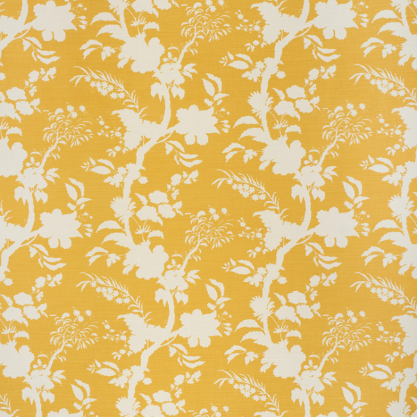 LEE JOFA PAOLO MOSCHINO PAOLO MOSCHINO FABRICS BEIJING BLOSSOM - AMBER upholstery fabric swatch for sample-first furniture planning